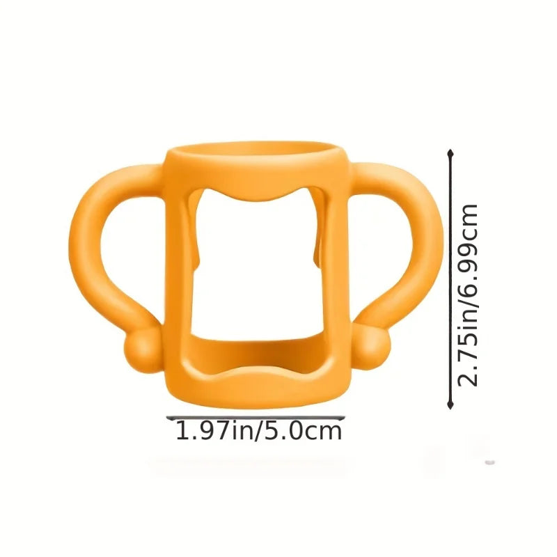 Universal Silicone Bottle Handle – Easy-Grip BPA-Free Handle for Narrow Baby Bottles