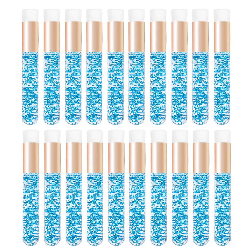 20-Piece Crystal Eyelash Cleaning Brush Set – Lash Shampoo & Blackhead Remover Tools for Eyelash Extension and Makeup Care