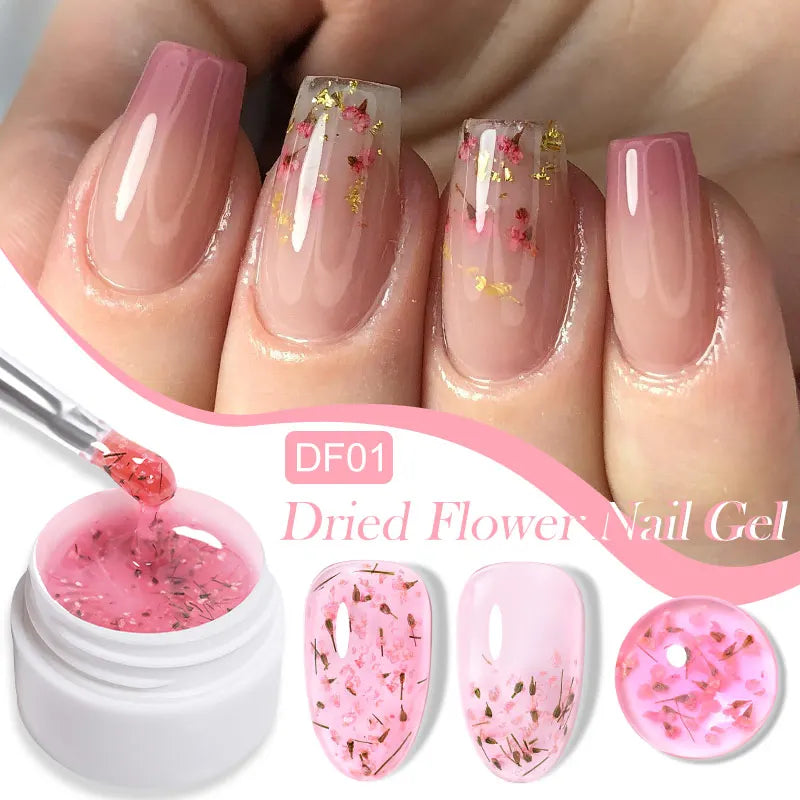 6-in-1 HEMA-Free Hard Gel Nail Polish – Clear Self-Leveling Nail Extension & Reinforcement Builder Gel (8ml)
