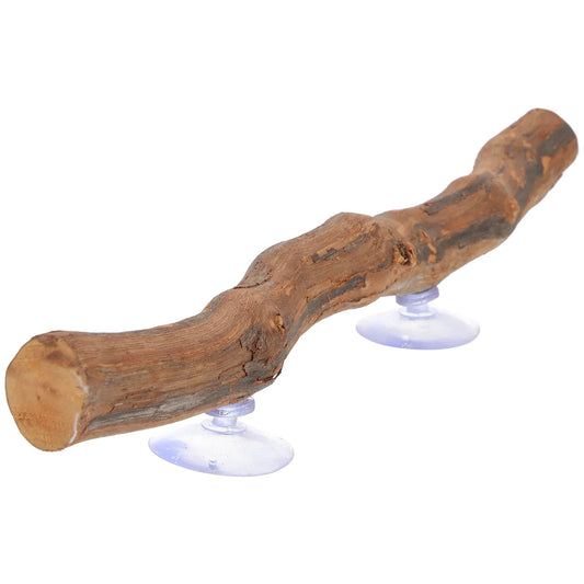Wooden Tree Branch Reptile Accessory – Climbing and Perching Decoration for Bearded Dragons, Lizards, and Terrarium Setups