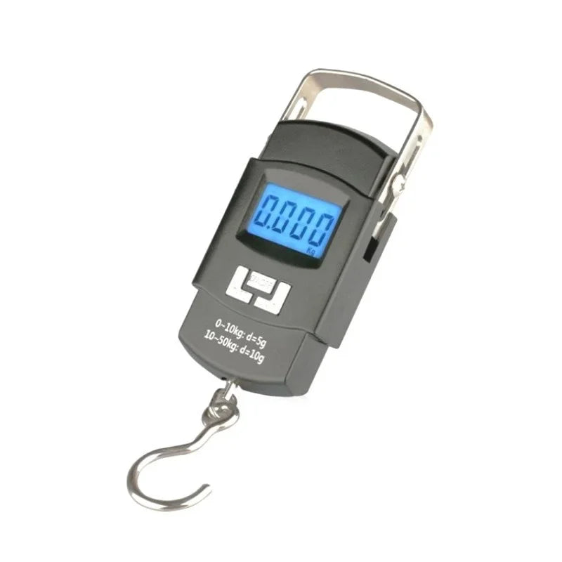 55kg/10g Digital Hanging Scale – Portable Electronic Hook Scale with LED Display and Multi-Unit Conversion