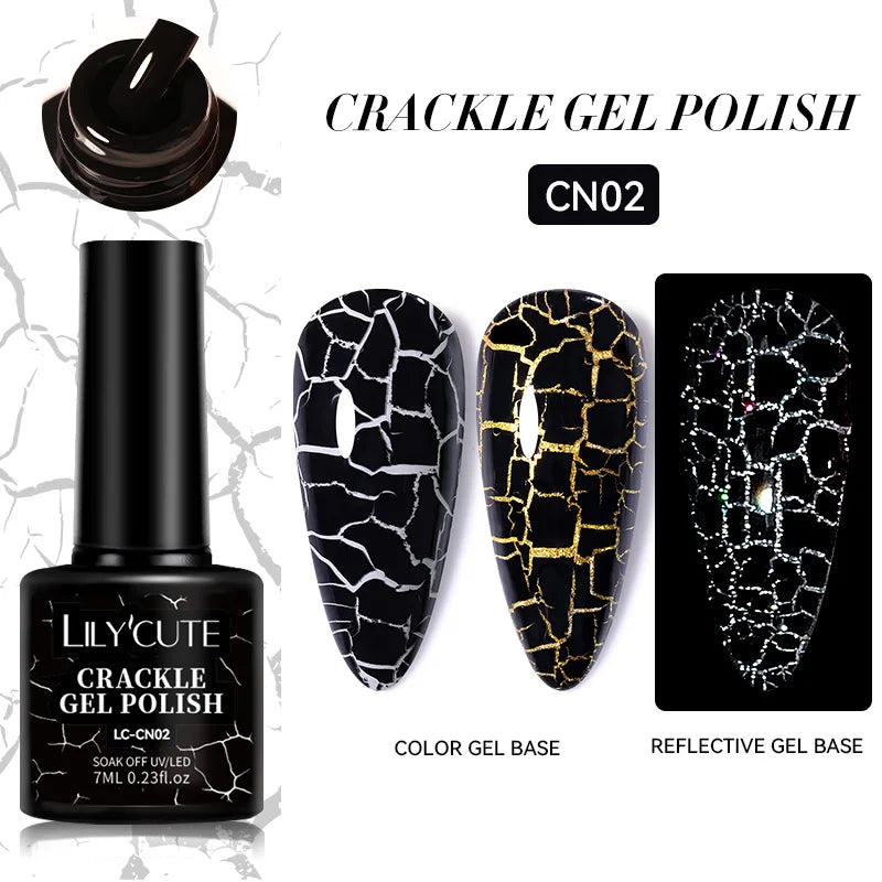 5ml Metallic Gold & Silver Liner Gel – Super Bright Mirror Nail Art Drawing Gel for French Tips & Design