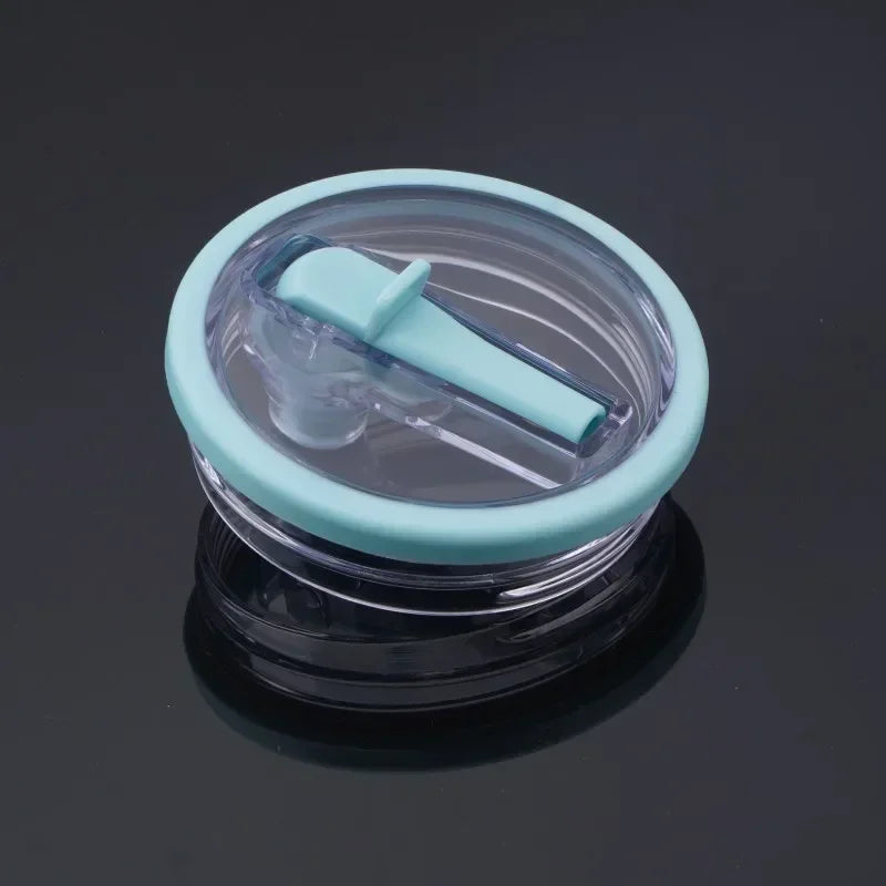 40oz Spill-Proof Lid with Spiral Straw Cover – Creative, Eco-Friendly Replacement Lid for Stanley Cup Accessories