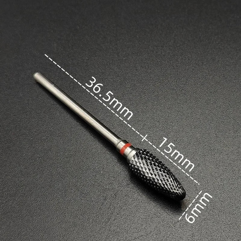 Ceramic Nail Drill Bit – 3/32" Carbide Milling Cutter for Electric Nail Drill, Manicure, Pedicure & Callus Care