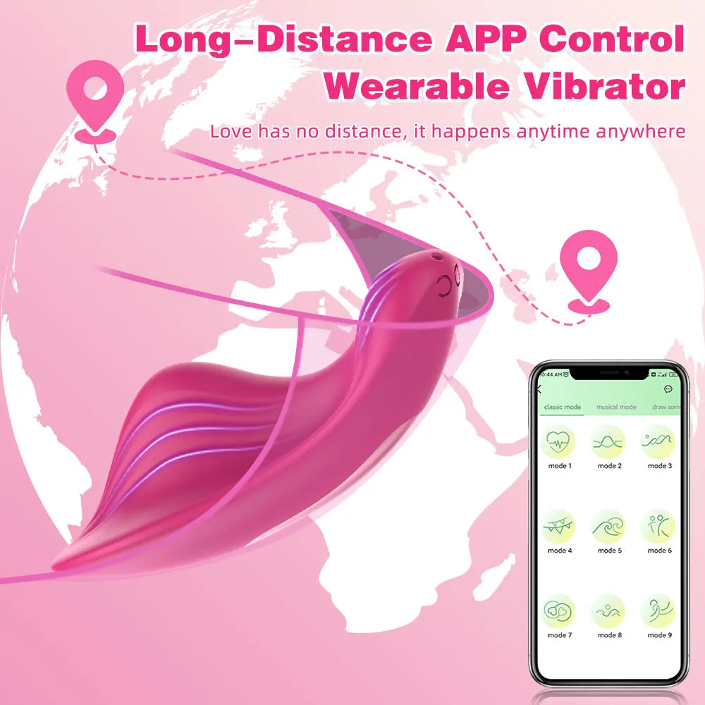 APP-Controlled Wearable Vibrator – Magnetic Remote Egg Clit Stimulator for Women