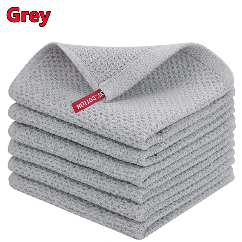 Ultra-Soft 100% Cotton Kitchen Dishcloth – Super Absorbent Cleaning Rag for Home and Kitchen Use