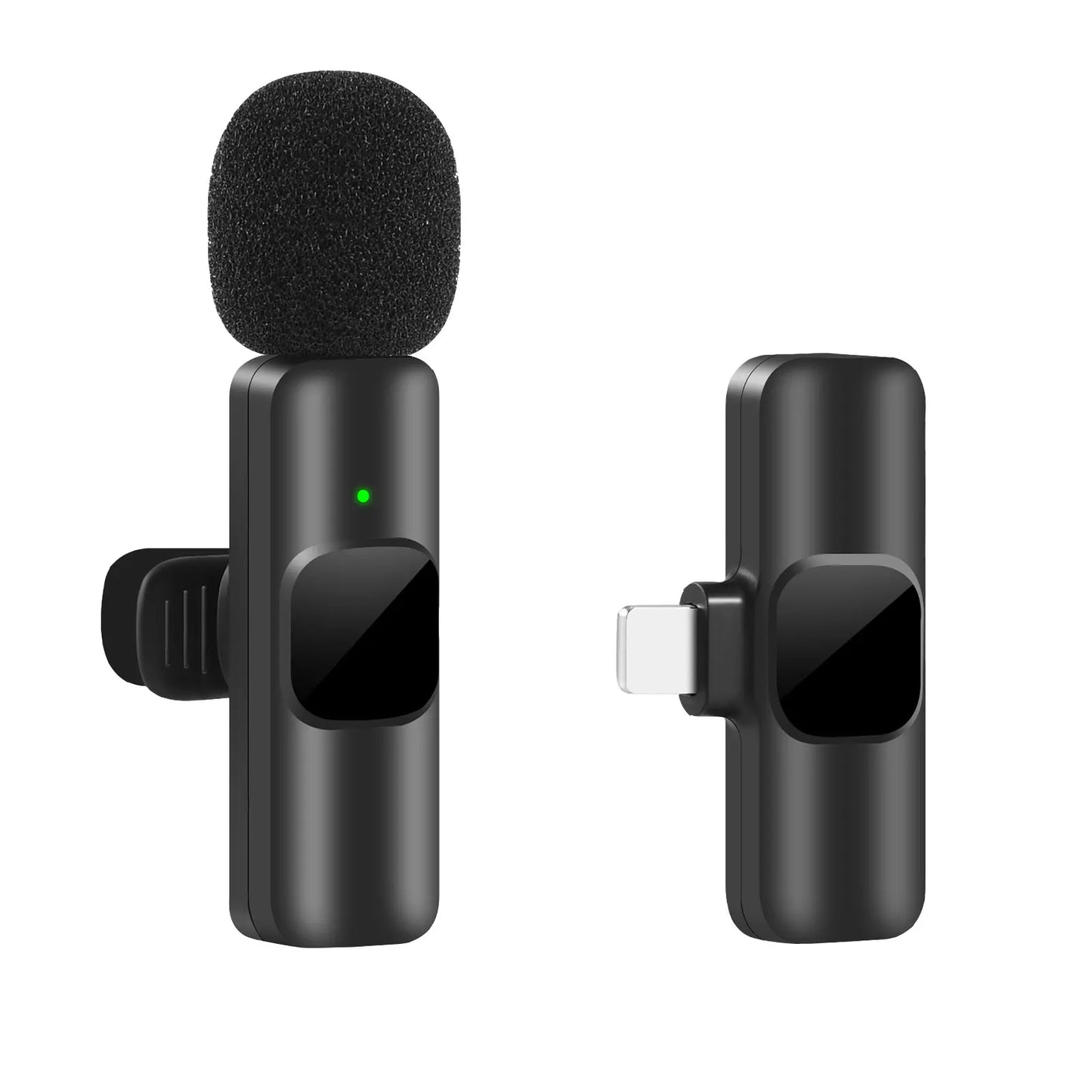 Wireless Lavalier Microphone – Portable Clip-On Mini Mic for iPhone & Android, Real-Time Audio Sync for Streaming, Vlogging & Recording