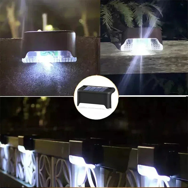 Solar LED Deck Lights – Waterproof Outdoor Step Lamps for Patio, Garden, and Stairs (1/4/8/12 pcs)