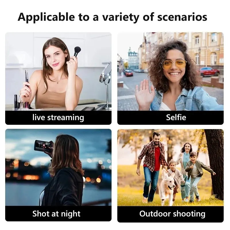 Wireless Bluetooth Selfie Stick Tripod for Smartphones – 44-Inch Foldable Stand with Remote Control for Vlogging, Photos, and Video Recording