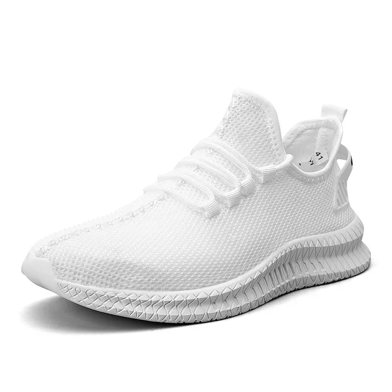 Breathable Running Shoes – Lightweight Flexible Sneakers for Men, Anti-Slip Vulcanized Trainers with Platform Sole (Sizes 39–48)