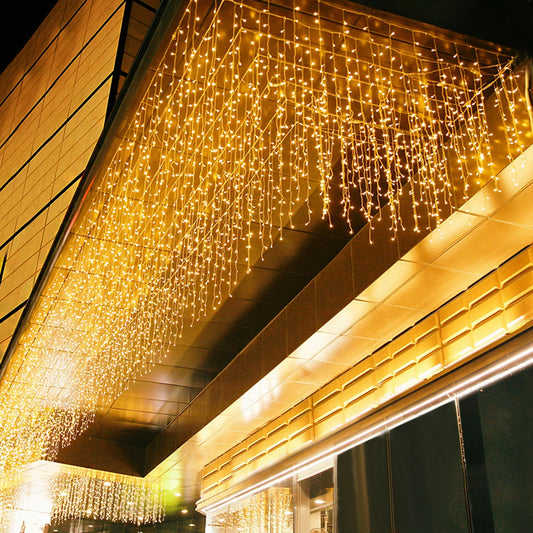 5M Outdoor Icicle LED String Lights – Waterproof Garland Curtain Lights for Garden, Party, Eaves & Wedding Decor (96 LEDs, 8 Modes)