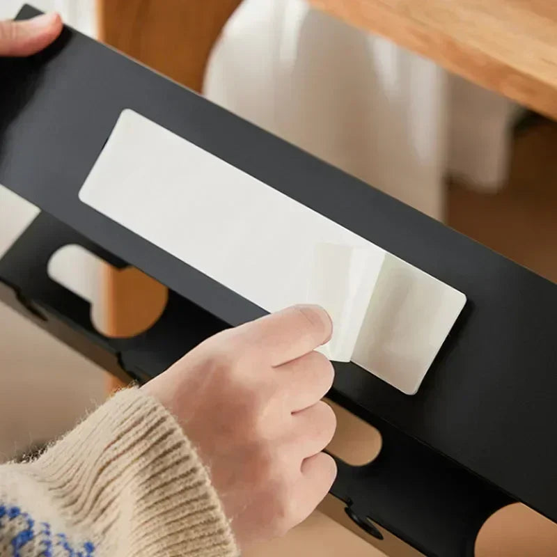 Under Desk Cable Management Tray – Clamp Mount Power Strip Holder with No-Drill Installation, Sturdy & Spacious Organizer