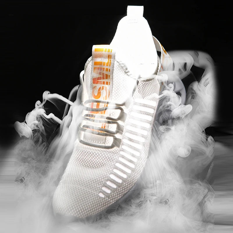 Breathable Mesh Running Sneakers – Lightweight Unisex Tennis Shoes for Outdoor Walking and Fitness