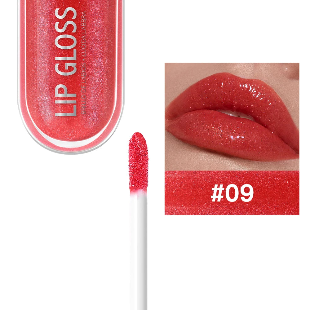 12 Colors Glitter Lip Gloss – Long-Lasting Diamond Pearlescent Metallic Liquid Lipstick