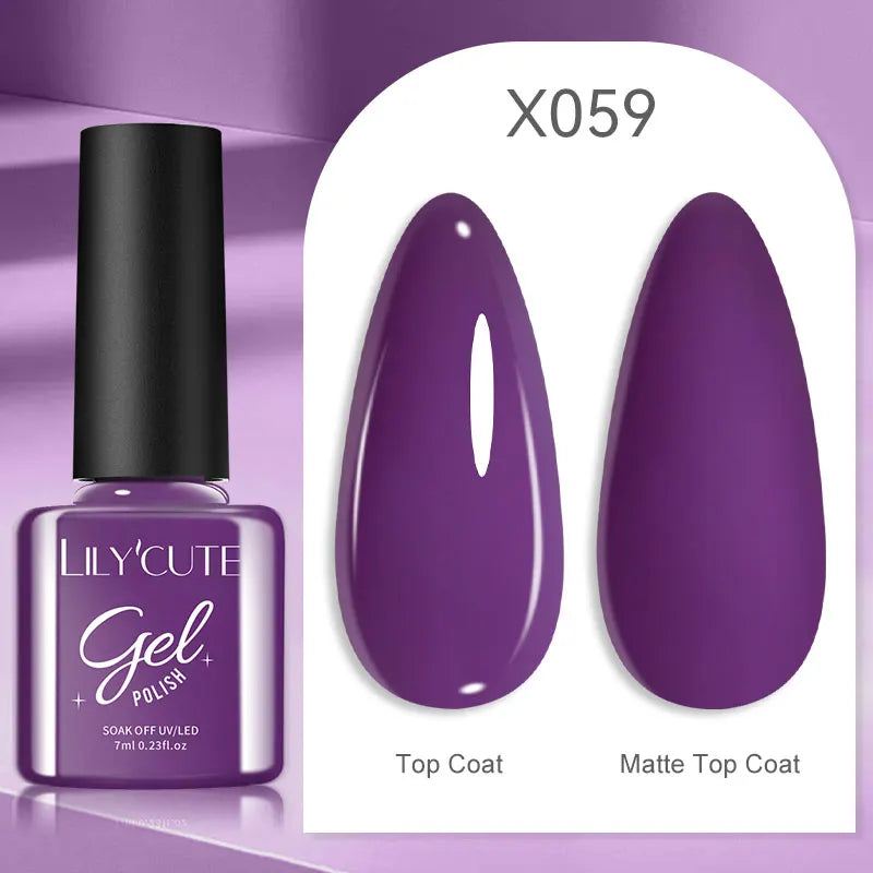 7ml Thermal Color-Changing Gel Nail Polish – Temperature Reactive Vernis with Matte & Bright Effect