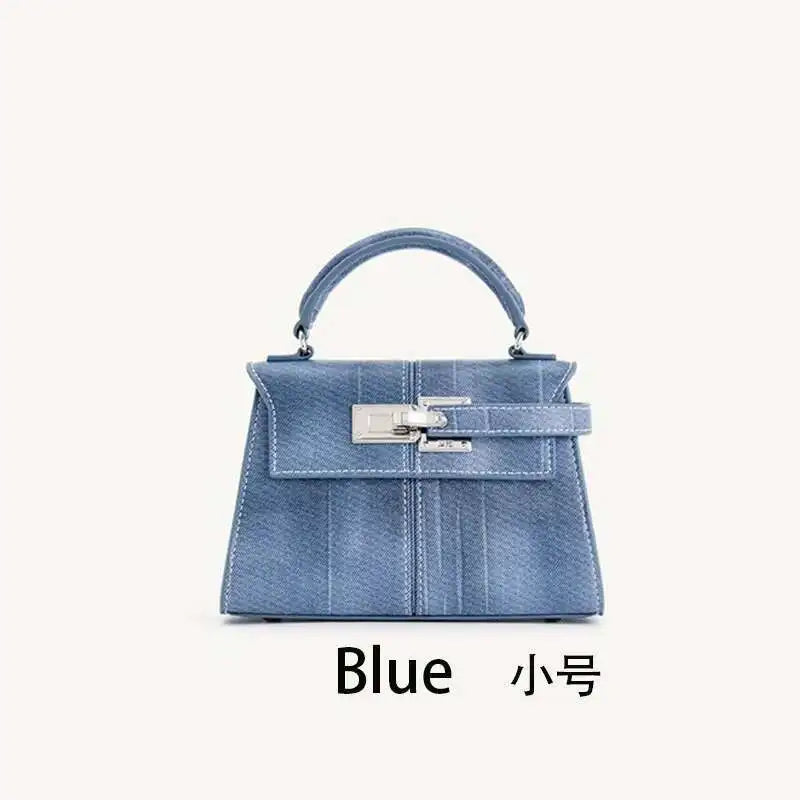 Trapezoidal Crossbody Leather Bag for Women – Versatile PU Top-Handle Handbag, Fashionable Casual Day Clutch Purse
