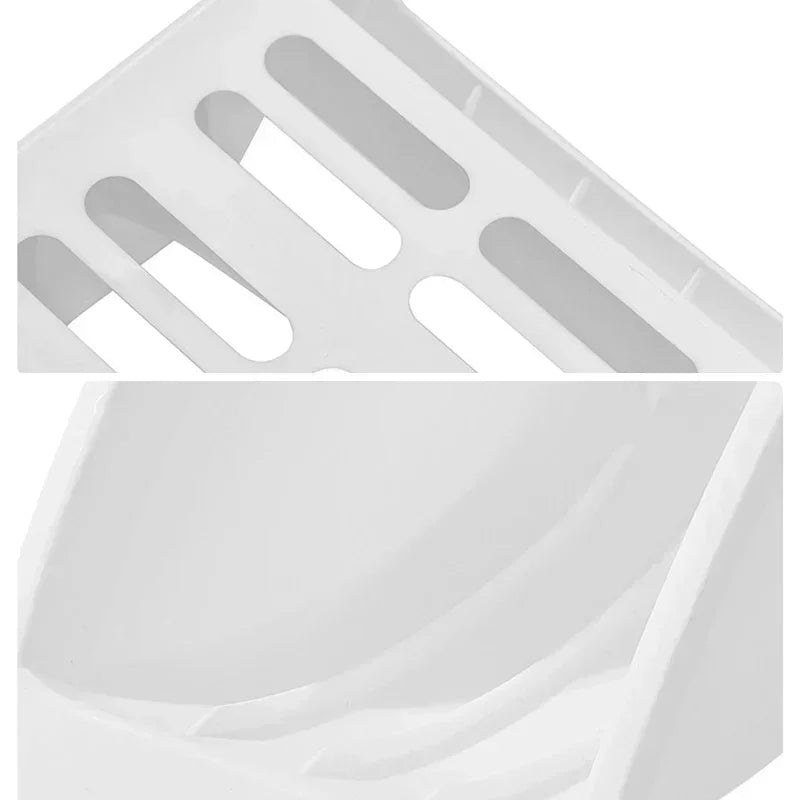 Upright Dish Drying Rack – Non-Folding Plate Organizer for Kitchen Counter Storage
