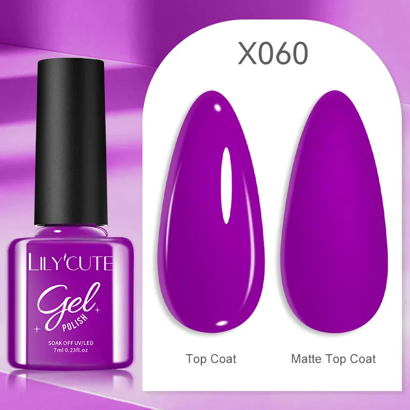 7ml Thermal Color-Changing Gel Nail Polish – Temperature Reactive Vernis with Matte & Bright Effect