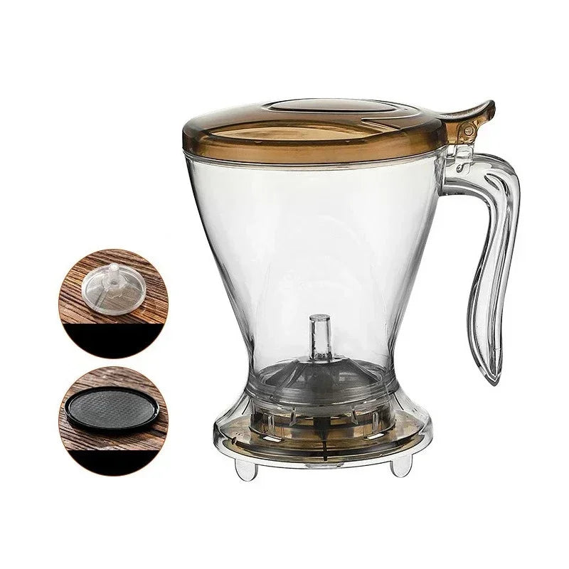600ml Pour Over Coffee Dripper – Hand Brew Espresso Pot with Reusable Filter for Tea & Coffee