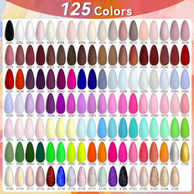 7ml Brown, Red & Purple Nail Gel Polish – Coffee Color Series Semi-Permanent Soak-Off UV Gel for Nail Art