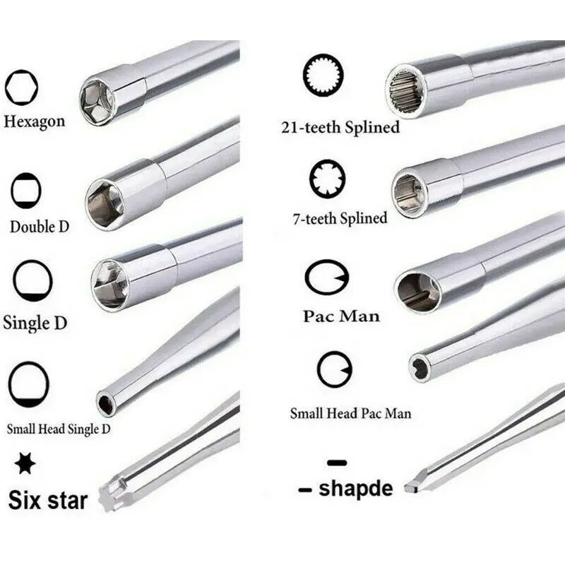 10/6pcs Carburetor Adjustment Screwdriver Set – Multi-Head Tool Kit for Chainsaw, Trimmer & Motorcycle Repair