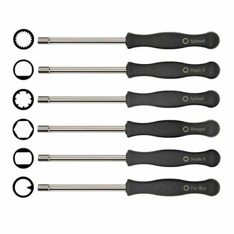 10/6pcs Carburetor Adjustment Screwdriver Set – Multi-Head Tool Kit for Chainsaw, Trimmer & Motorcycle Repair