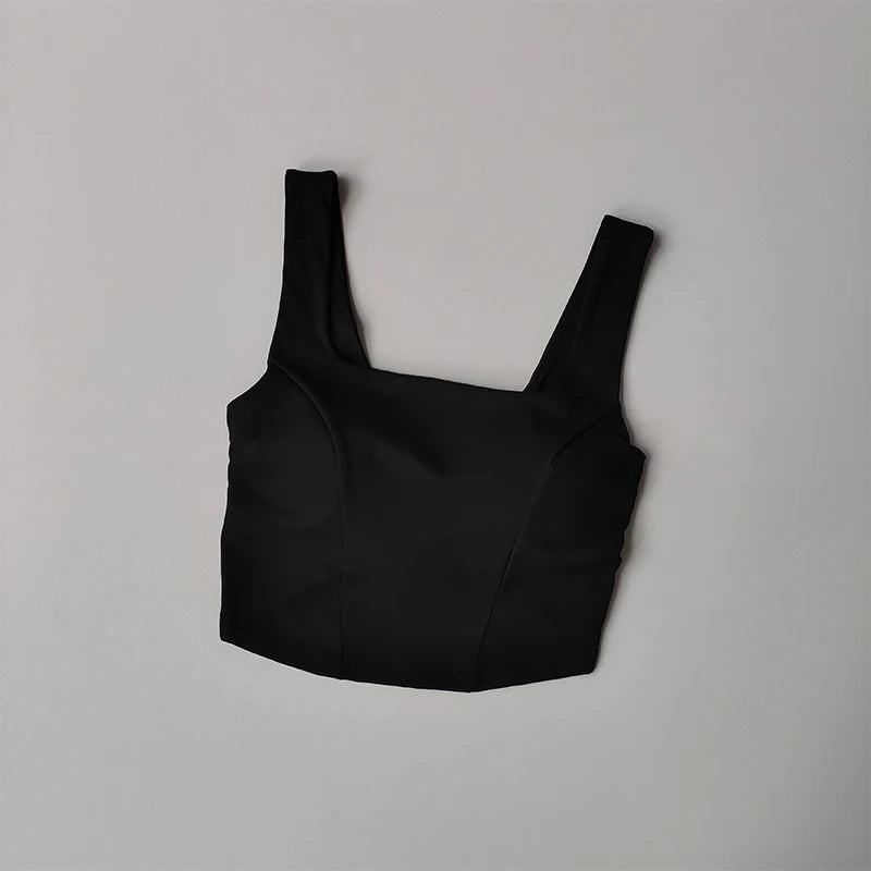 Women's Cross Back One-Piece Sports Bra – Shockproof, Breathable & Quick-Drying for Running and Fitness