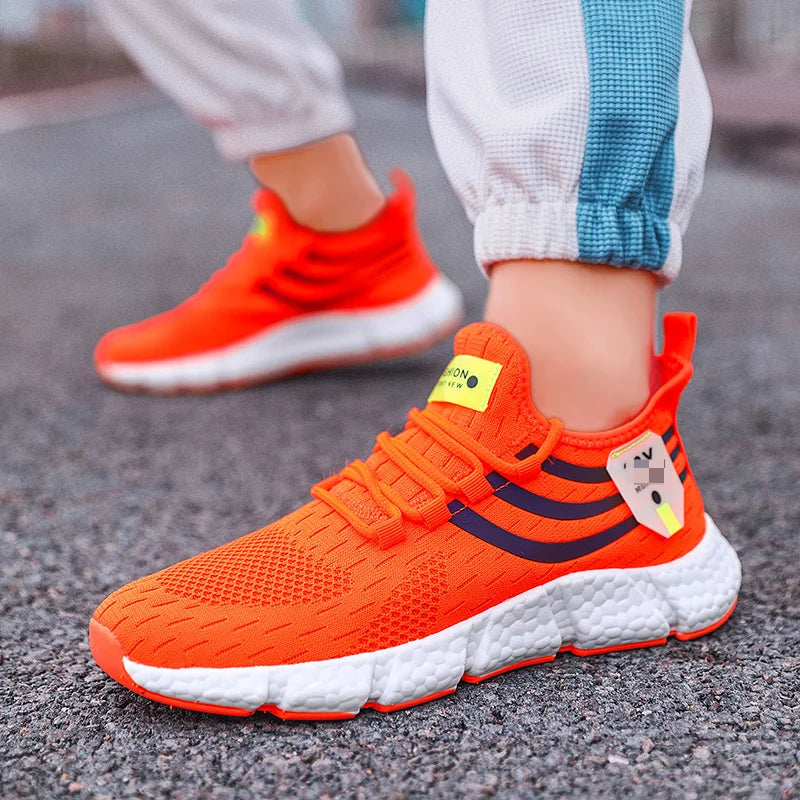 Breathable Lightweight Mesh Sneakers – Unisex Running Shoes for Women and Men