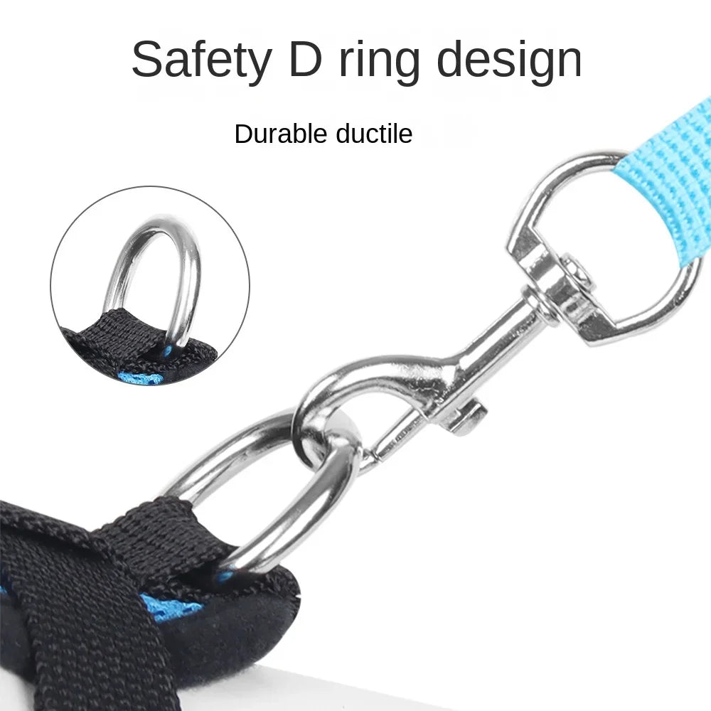 Adjustable Reflective Mesh Dog & Cat Harness with Leash – Breathable Vest for Small Pets