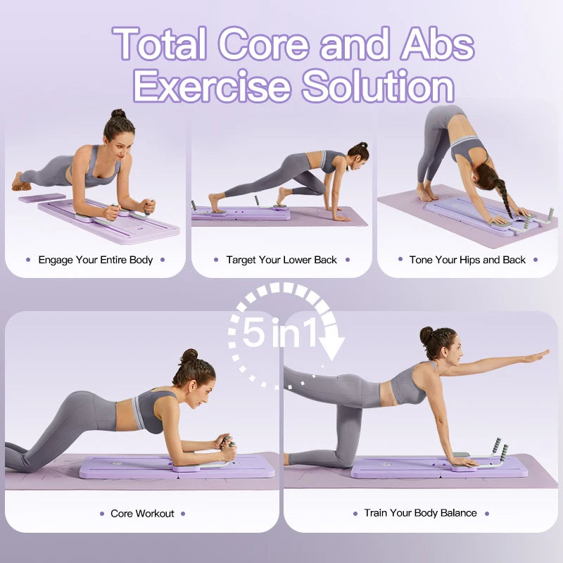 Umay Multifunctional Ab Exercise Board – Home Pilates Reformer for Full Body Core & Abdominal Training