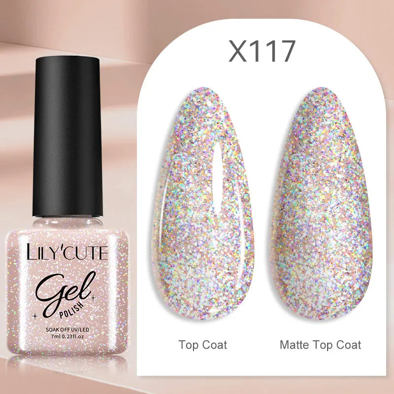 7ml Brown, Red & Purple Nail Gel Polish – Coffee Color Series Semi-Permanent Soak-Off UV Gel for Nail Art