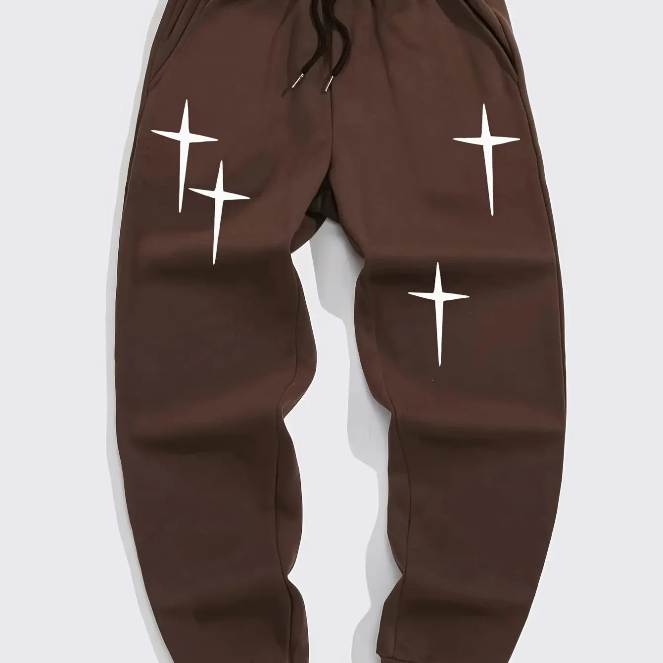Y2K Gothic Hip-Hop Printed Sweatpants – Slim Fit Harajuku Streetwear for Men and Couples