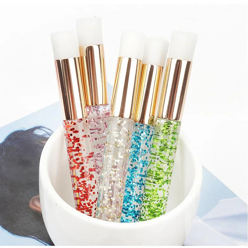 20-Piece Crystal Eyelash Cleaning Brush Set – Lash Shampoo & Blackhead Remover Tools for Eyelash Extension and Makeup Care