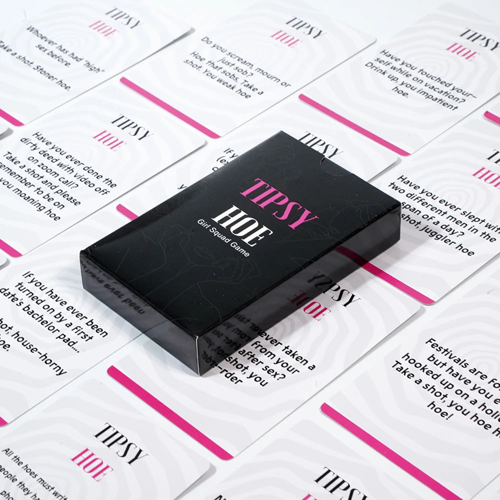 Tipsyhoe Party Card Game – Fun Adult Drinking Game for Ladies Night, Bachelorette Parties & Bridal Showers