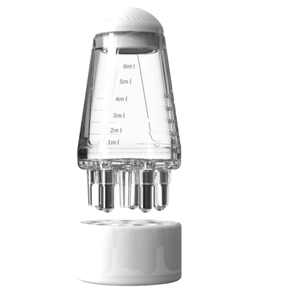 6ml Scalp Applicator with Roller Ball – Mini Hair Oil Massager Comb for Hair Growth & Liquid Treatment Application