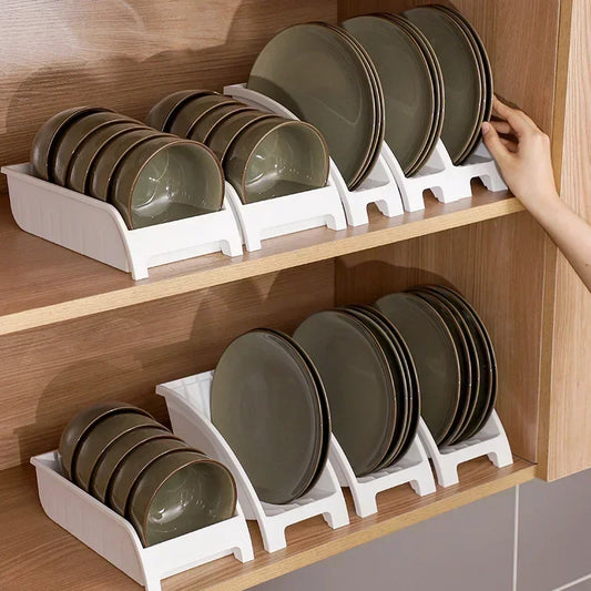 Upright Dish Drying Rack – Non-Folding Plate Organizer for Kitchen Counter Storage