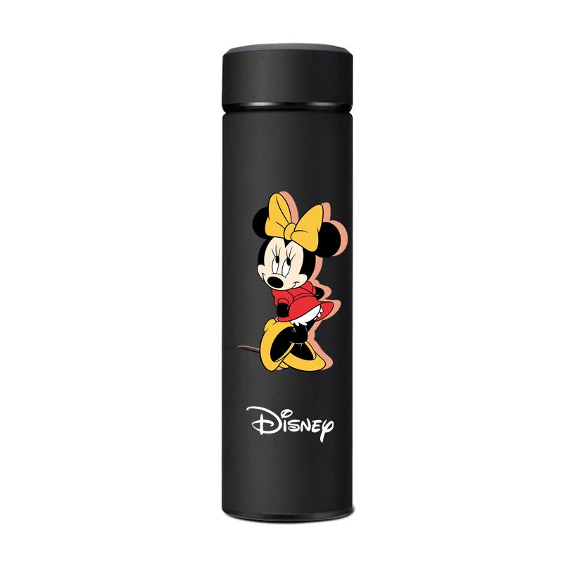 500ml Disney Mickey & Minnie Stainless Steel Thermos Cup – Double-Layer Tea Separation Bottle for Kids and Adults, 6–12 Hour Insulation
