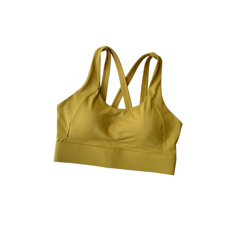 Women's High-Intensity Shockproof Sports Bra – Quick-Dry Back-Support Running & Fitness Underwear