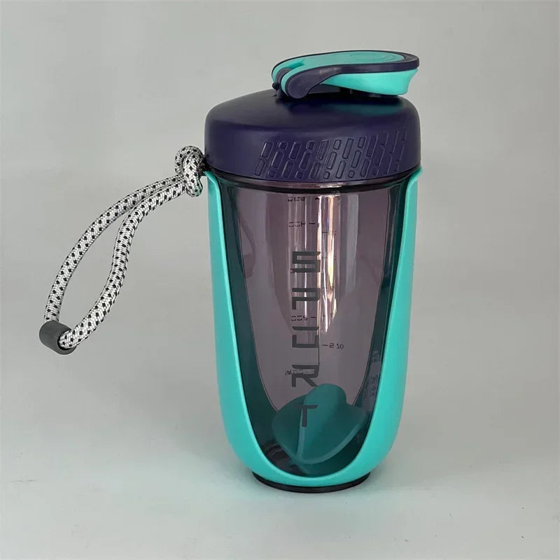 600ml Leakproof Blender Shaker Bottle with Whisk Ball – BPA-Free for Protein Shakes, Gym & Workout