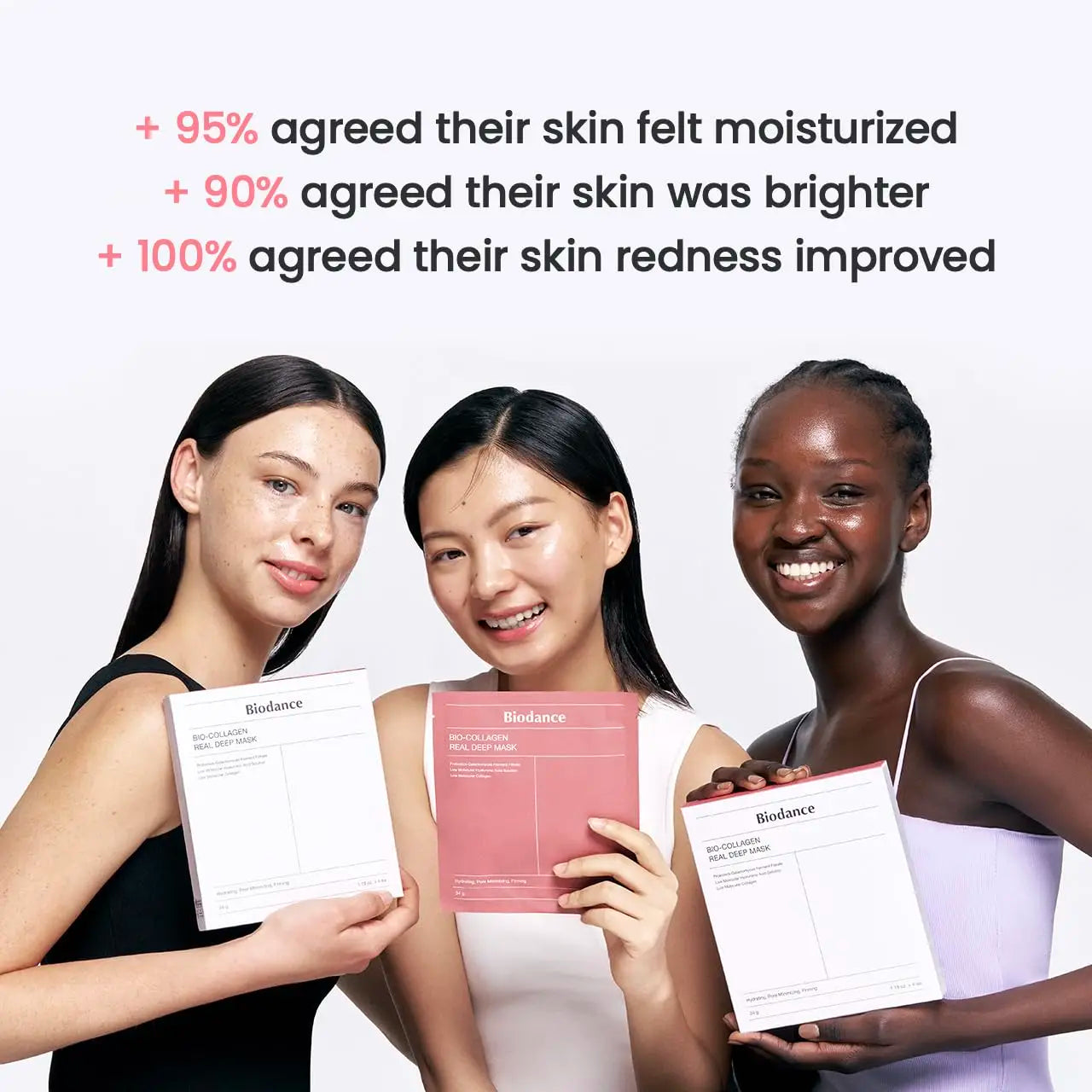 BIODANCE Bio-Collagen Deep Hydration Overnight Masks – 4-Pack Hydrogel Sheet for Moisture, Pore Care & Elasticity