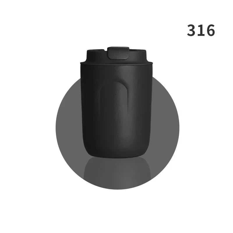 316 Stainless Steel Thermal Coffee Mug – Leakproof Vacuum Flask Tuambler, Double Wall Insulated Travel Drinkware (220ml)
