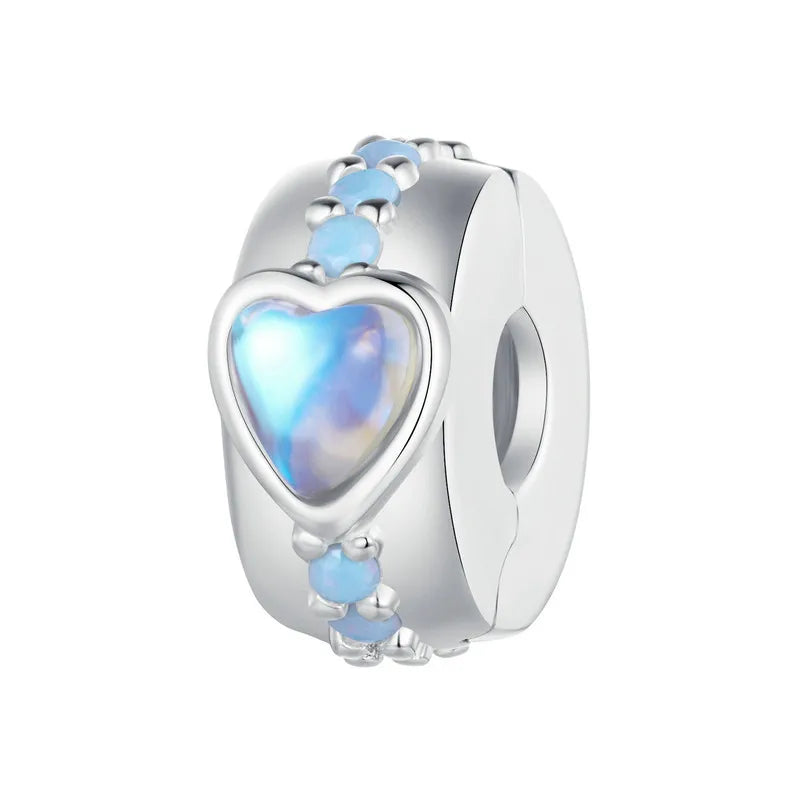Sterling Silver Pumpkin Carriage & Dancing Shoes Charm Bead – Heart-Shaped Pendant for DIY Bracelets