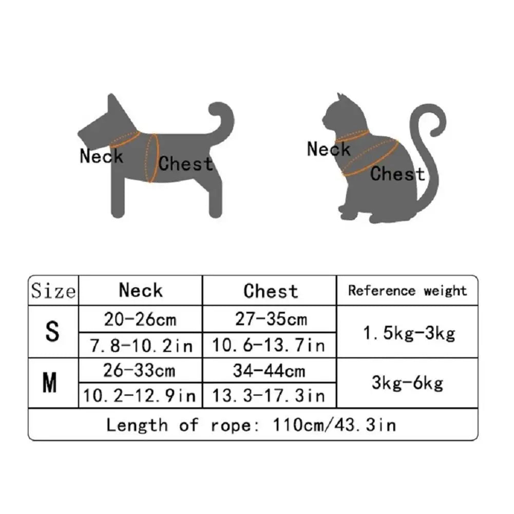 Adjustable Undershirt-Style Pet Harness with Leash – Breathable Vest for Small Dogs and Cats, Comfortable & Secure