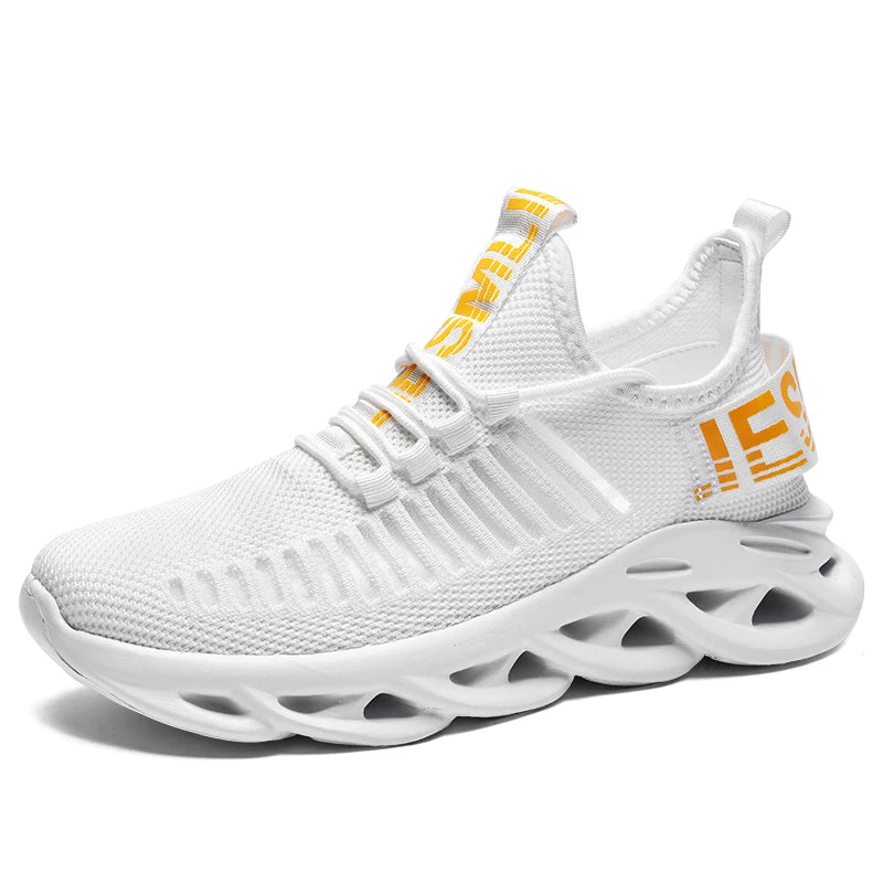 Breathable Mesh Running Sneakers – Lightweight Unisex Tennis Shoes for Outdoor Walking and Fitness