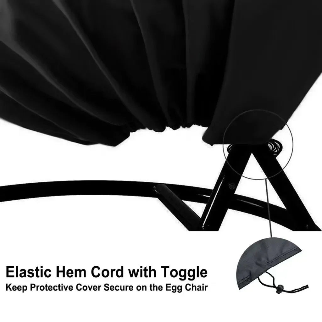 Waterproof Hanging Chair Cover – Anti-Dust Slipcover for Outdoor Swing Chairs