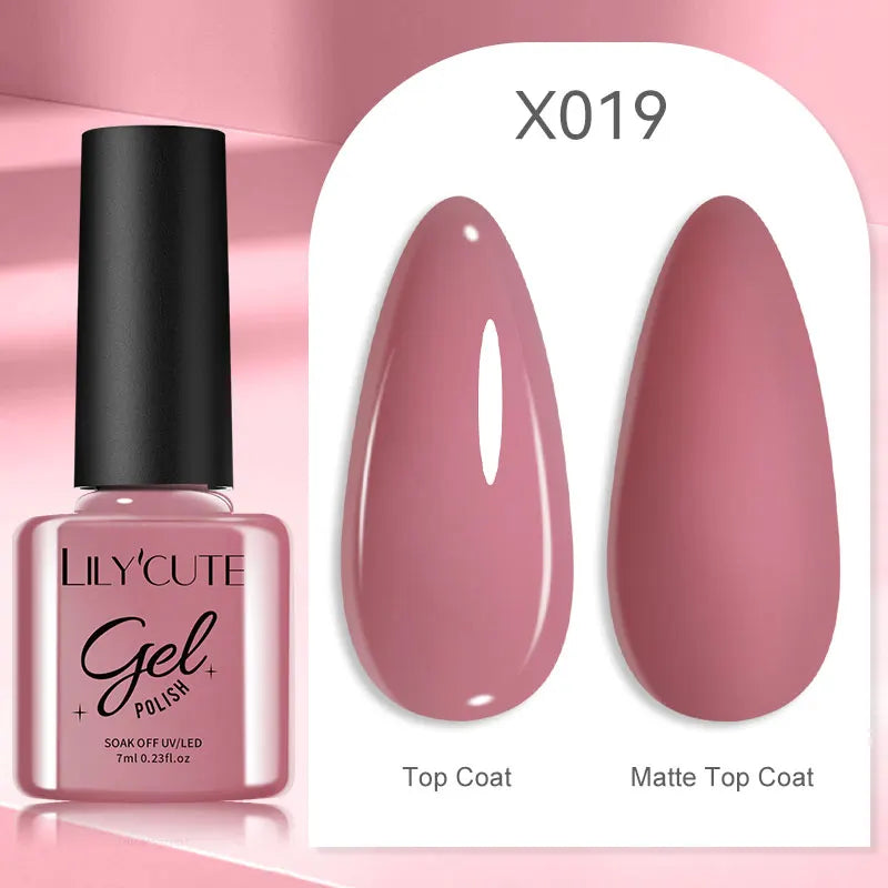 7ml Thermal Color-Changing Gel Nail Polish – Temperature Reactive Vernis with Matte & Bright Effect