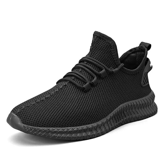 Breathable Running Shoes – Lightweight Flexible Sneakers for Men, Anti-Slip Vulcanized Trainers with Platform Sole (Sizes 39–48)