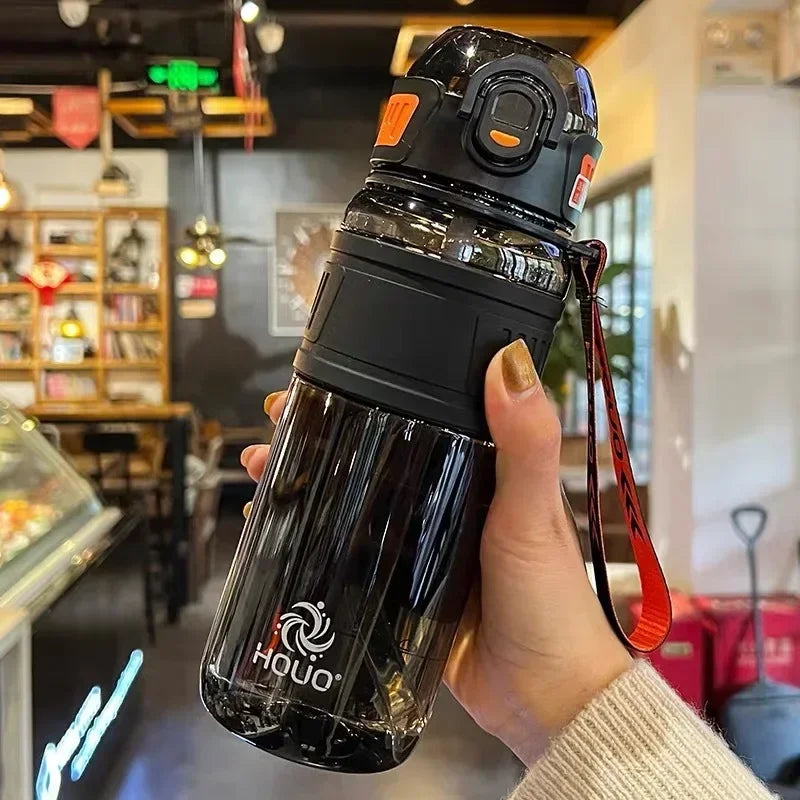 1L and 750ml Plastic Sports Water Bottle – Portable Leakproof Water Cup for Gym, School, and Outdoor Activities