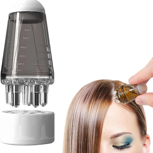 6ml Scalp Applicator with Roller Ball – Mini Hair Oil Massager Comb for Hair Growth & Liquid Treatment Application