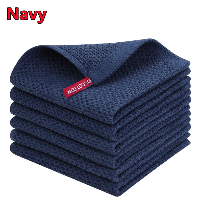 Ultra-Soft 100% Cotton Kitchen Dishcloth – Super Absorbent Cleaning Rag for Home and Kitchen Use
